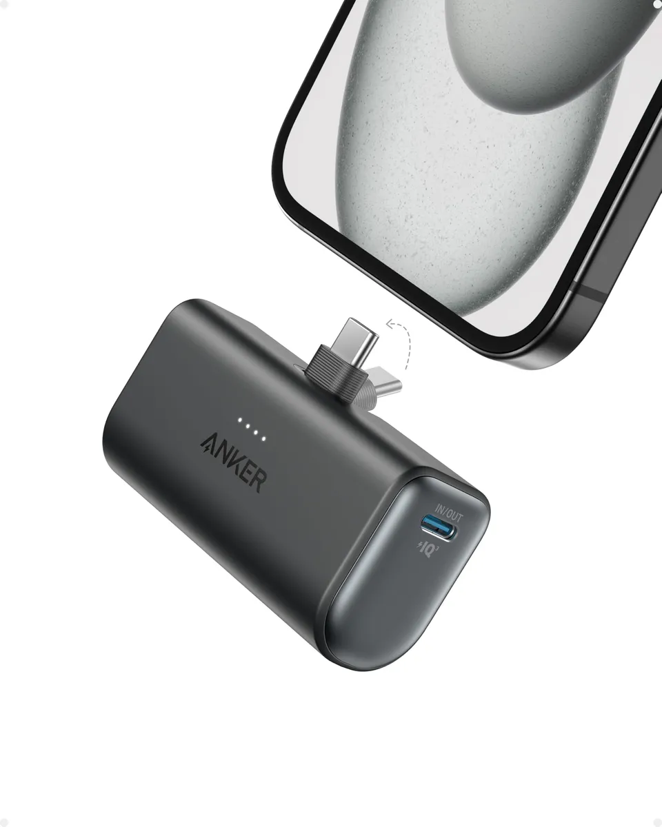 anker-nano-powerbank-5000mah-22-5w-mit-integriertem-faltbarem-usb-c-stecker-powe image 1