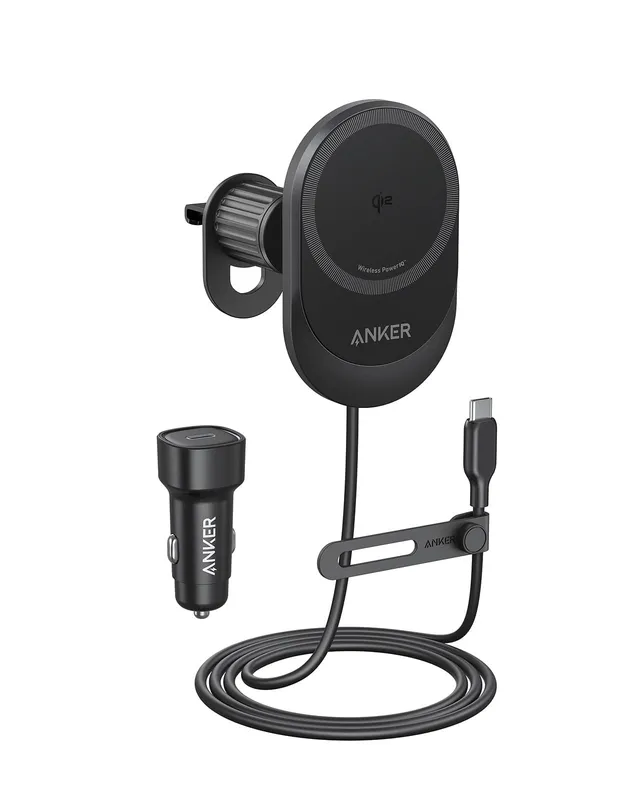 anker-maggo-15w-magsafe-autohalterung-kabelloses-kfz-ladeger-t-mit-360-verstellb image 1