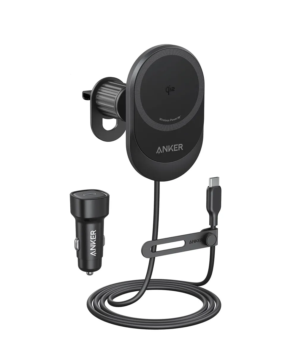anker-maggo-15w-magsafe-autohalterung-kabelloses-kfz-ladeger-t-mit-360-verstellb image 1
