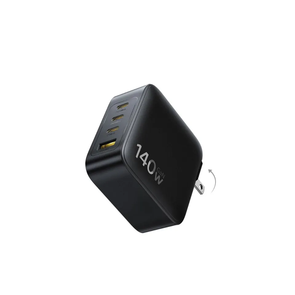 baseus-enerfill-fh11-gan-fast-charger-140w-3x-usb-c-1x-usb-a-4-port-wandladeger- image 1