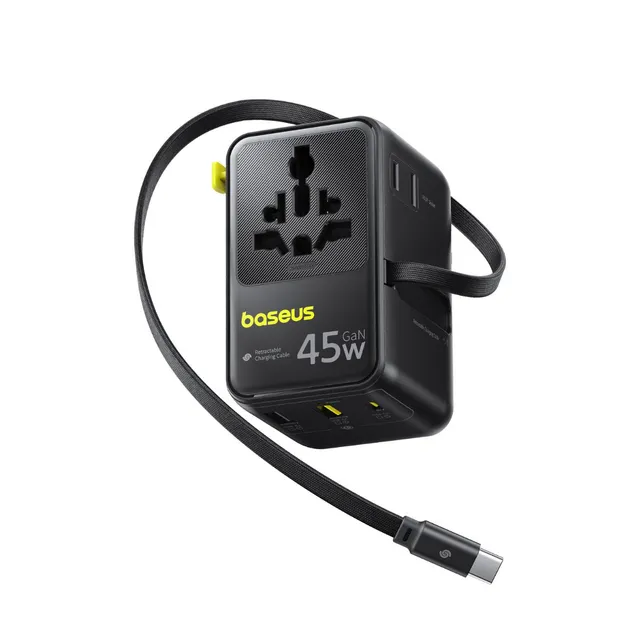 baseus-picogo-ag11-universal-reiseadapter-6-in-1-mit-2x-ac-2x-usb-a-2x-usb-c-45w image 1