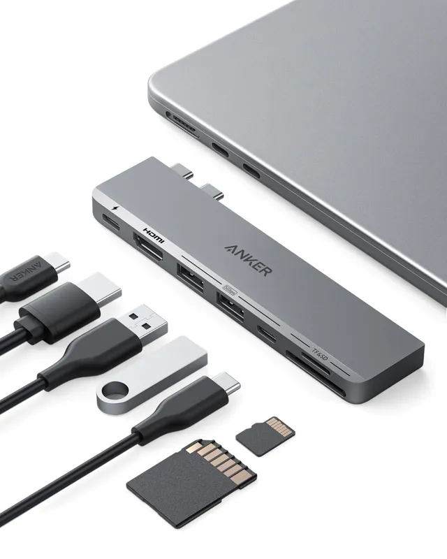 anker-547-usb-c-hub-7-in-2-f-r-macbook-thunderbolt-4-kompatibel-4k-hdmi-100-w-po image 1