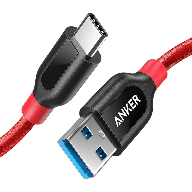 anker-powerline-90cm-usb-c-auf-usb-3-0-a-kabel-nylon-geflochten-15w-laden-5-gbit image 1