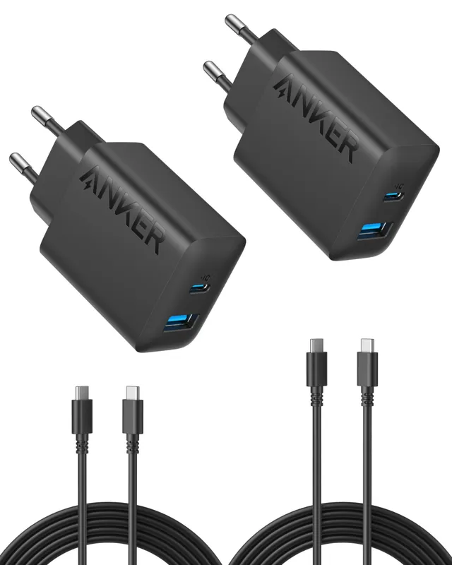 anker-20w-usb-c-ladeger-t-2-port-netzteil-mit-150cm-usb-c-kabel-dual-port-schnel image 1