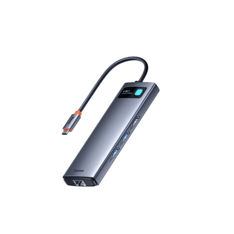 baseus-metal-gleam-series-9-in-1-usb-c-hub-9-in-1-dockingstation-mit-4k-60hz-hdm image 1