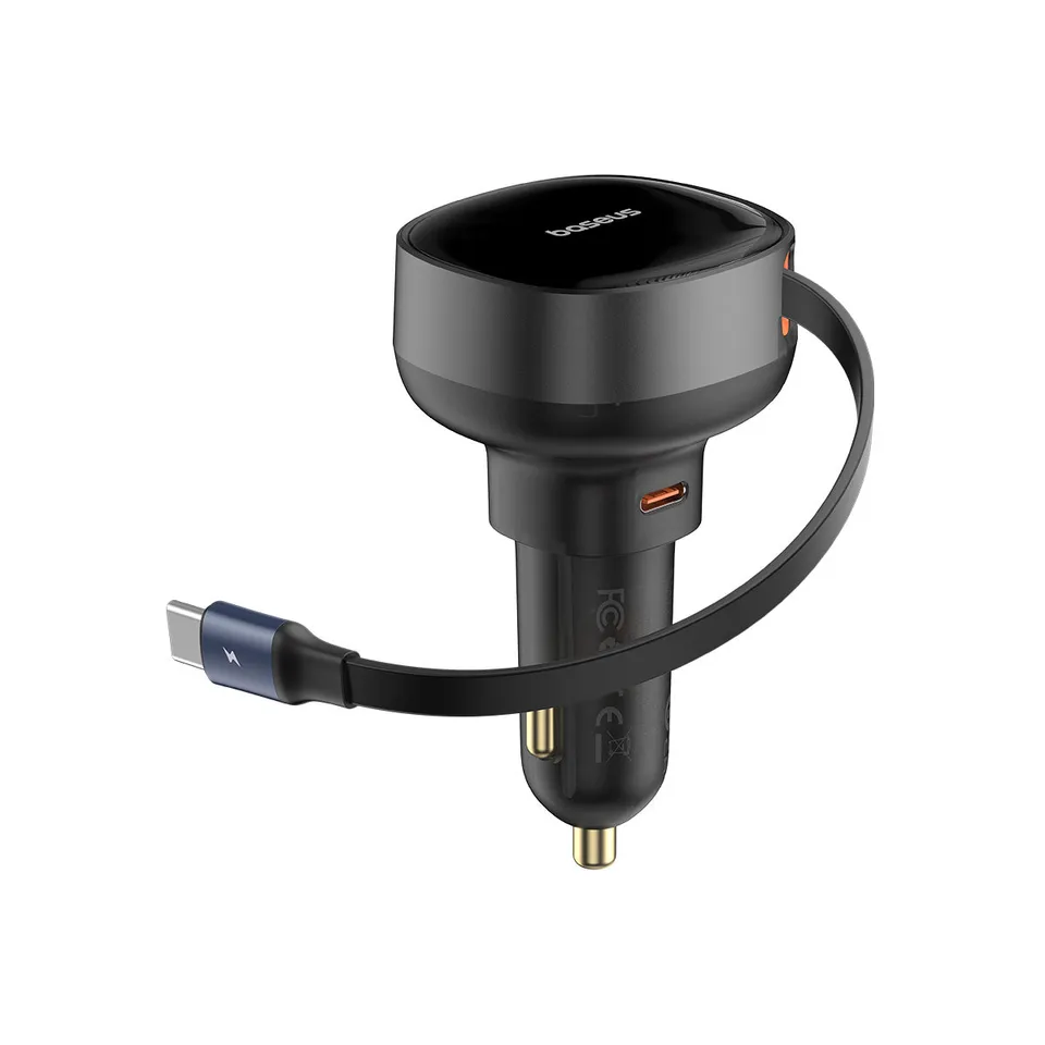 baseus-enjoyment-pro-retractable-usb-c-auto-ladeger-t-60w-kfac-lader-mit-auszieh image 1