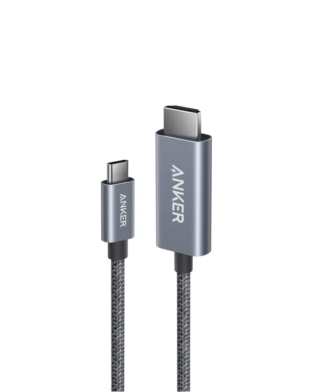 anker-nano-hdmi-kabel-0-9-m-4k-60hz-hdr-usb-c-auf-hdmi-nylon-kabel-mit-advanced- image 1