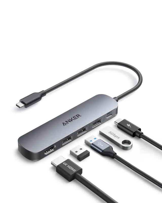 anker-5-in-1-usb-c-hub-4k-30hz-hdmi-mit-90w-power-delivery-pass-through-usb-a-3- image 1