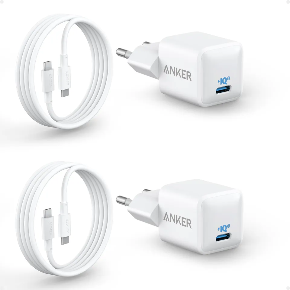 anker-nano-511-20w-usb-c-ladeger-t-doppelset-mit-2-180cm-usb-c-kabel image 1