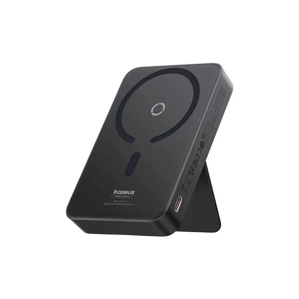 baseus-magpro-magnetische-powerbank-5000mah-20w-mit-magsafe-haftung-und-faltbare image 1