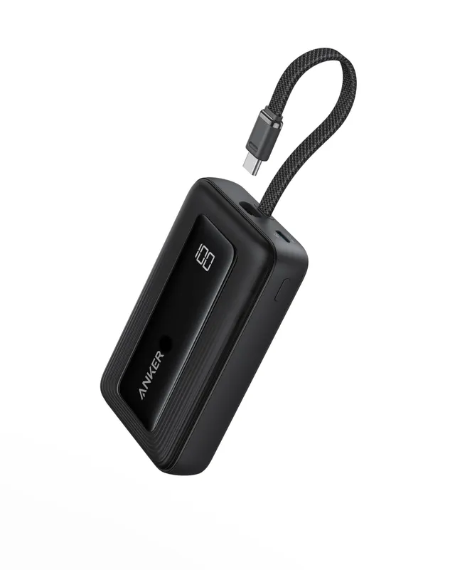 anker-zolo-powerbank-10-000mah-30w-mit-integriertem-usb-c-kabel-usb-c-in-out-bid image 1