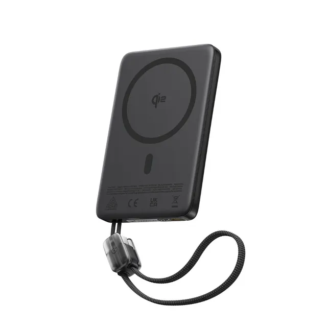 baseus-picogo-am41-magnetischer-power-bank-mit-integriertem-kabel-10000-mah-27-w image 1