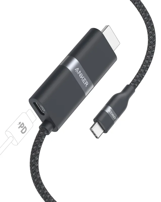anker-nano-usb-c-auf-hdmi-kabel-adapter-90-cm-4k-60hz-mit-140w-pd-schnelllade-po image 1