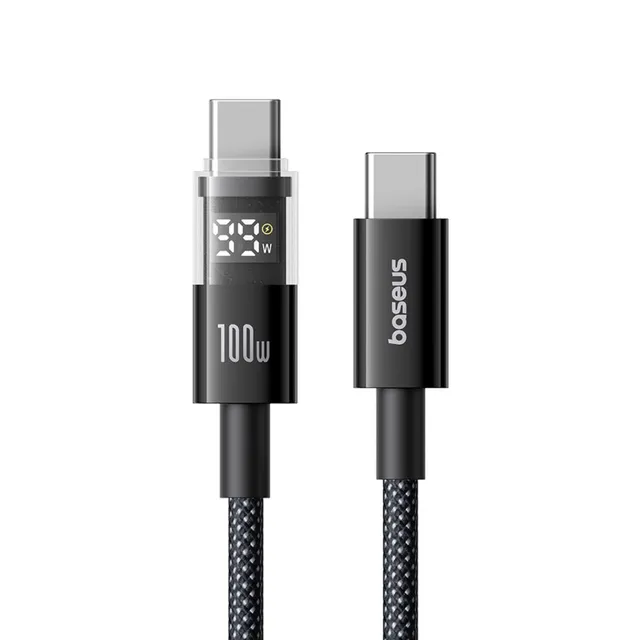 baseus-display-2-usb-c-zu-usb-c-datenkabel-100w-mit-led-leistungsanzeige-e-marke image 1
