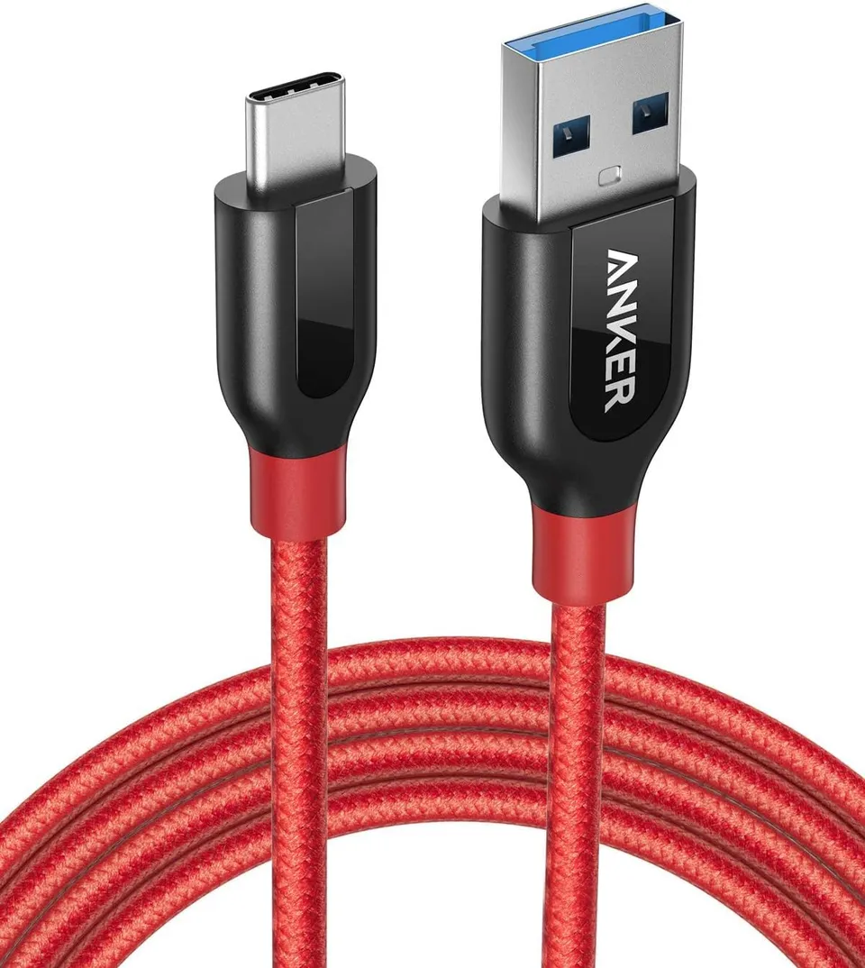 anker-powerline-180cm-usb-c-auf-usb-3-0-kabel-nylon-geflochten-5-gbit-s-rot image 1