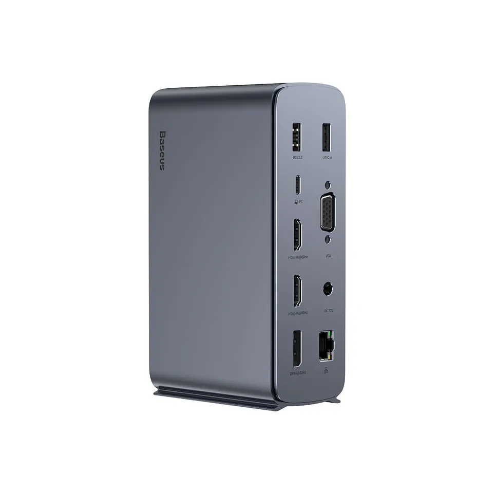 baseus-17-in-1-pro-4-monitor-docking-station-usb-c-dock-mit-8k-gan-130w-und-alum image 1