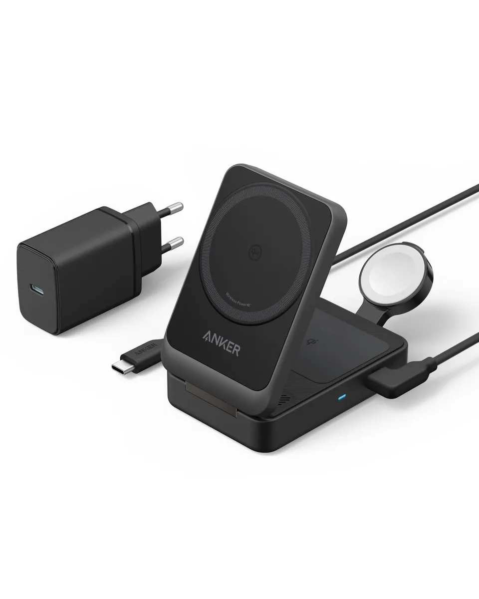 anker-maggo-3-in-1-ladestation-qi2-zertifizierter-15w-kabelloser-magsafe-kompati image 1