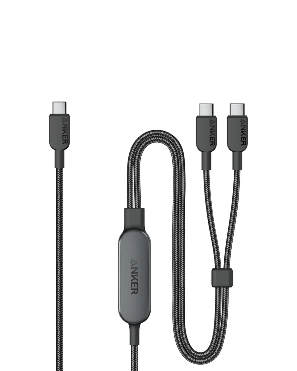 anker-140w-2-in-1-usb-c-auf-usb-c-ladekabel-1-8m-geflochtenes-kabel-mit-dualen-a image 1