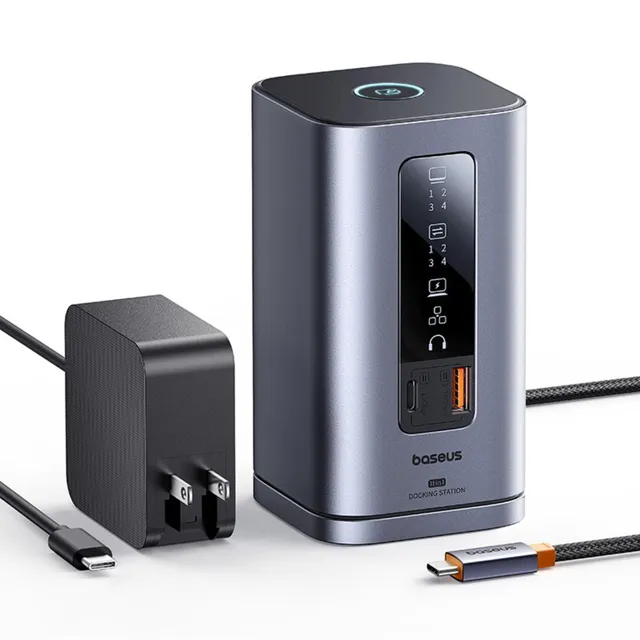 baseus-spacemate-rd1-11-in-1-docking-station-mit-100w-adapter-triple-4k-windows- image 1