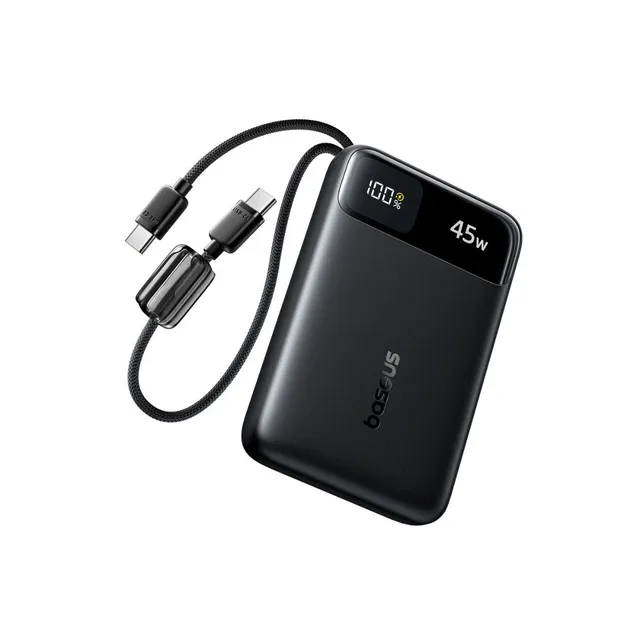 baseus-enerfill-fc11-powerbank-10000mah-45w-mit-dualen-integrierten-usb-c-kabeln image 1