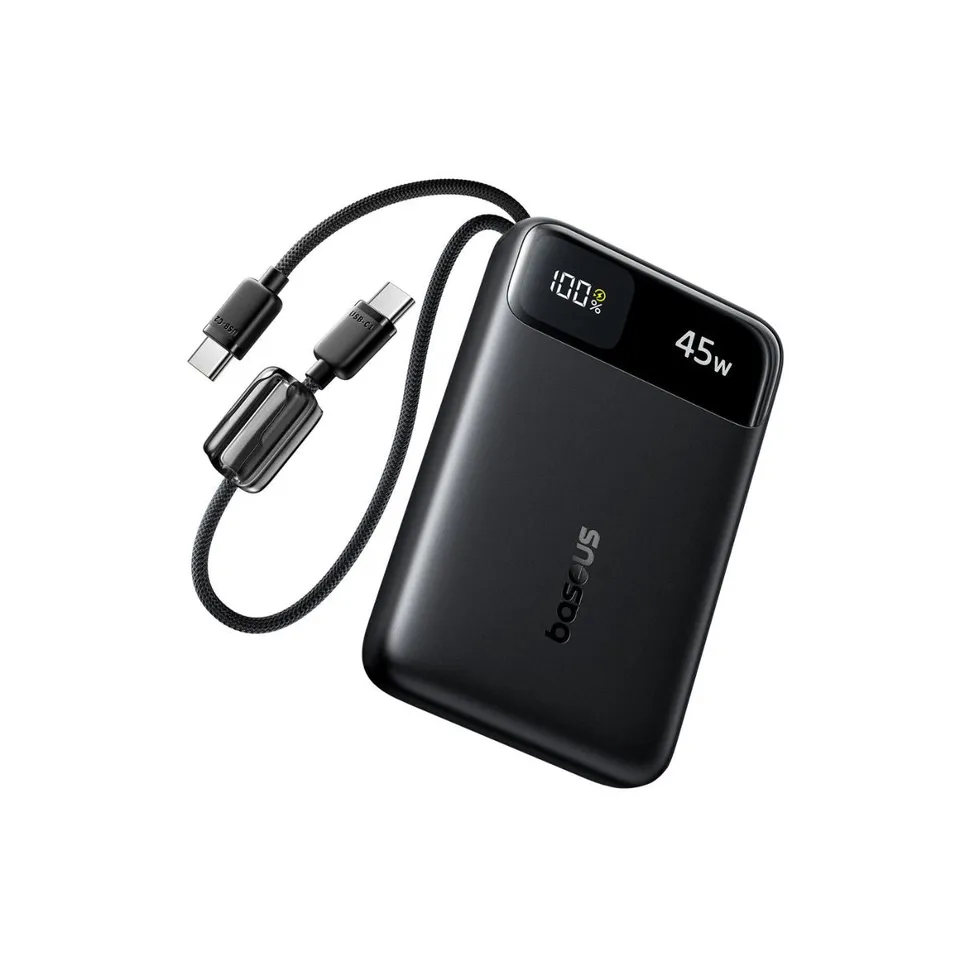 baseus-enerfill-fc11-powerbank-10000mah-45w-mit-dualen-integrierten-usb-c-kabeln image 1