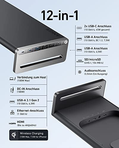 anker-675-usb-c-docking-station-12-in-1-monitorst-nder-mit-kabellosem-ladepad-4k image 8