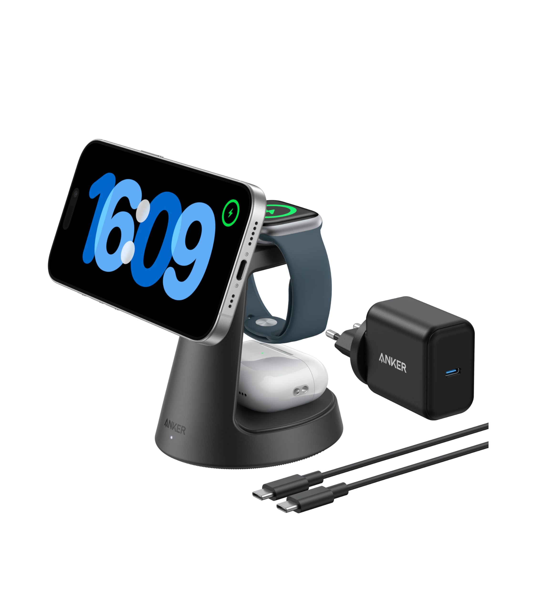 anker-maggo-3-in-1-15w-magsafe-kompatible-ladestation-qi2-zertifizierter-wireles image 2