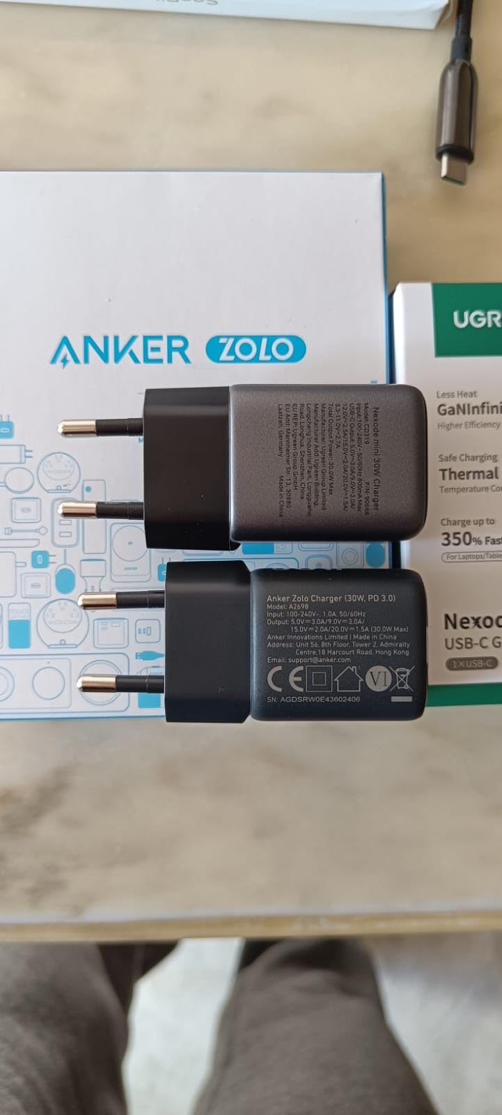 Sehr gut, Stecker etwas stramm
