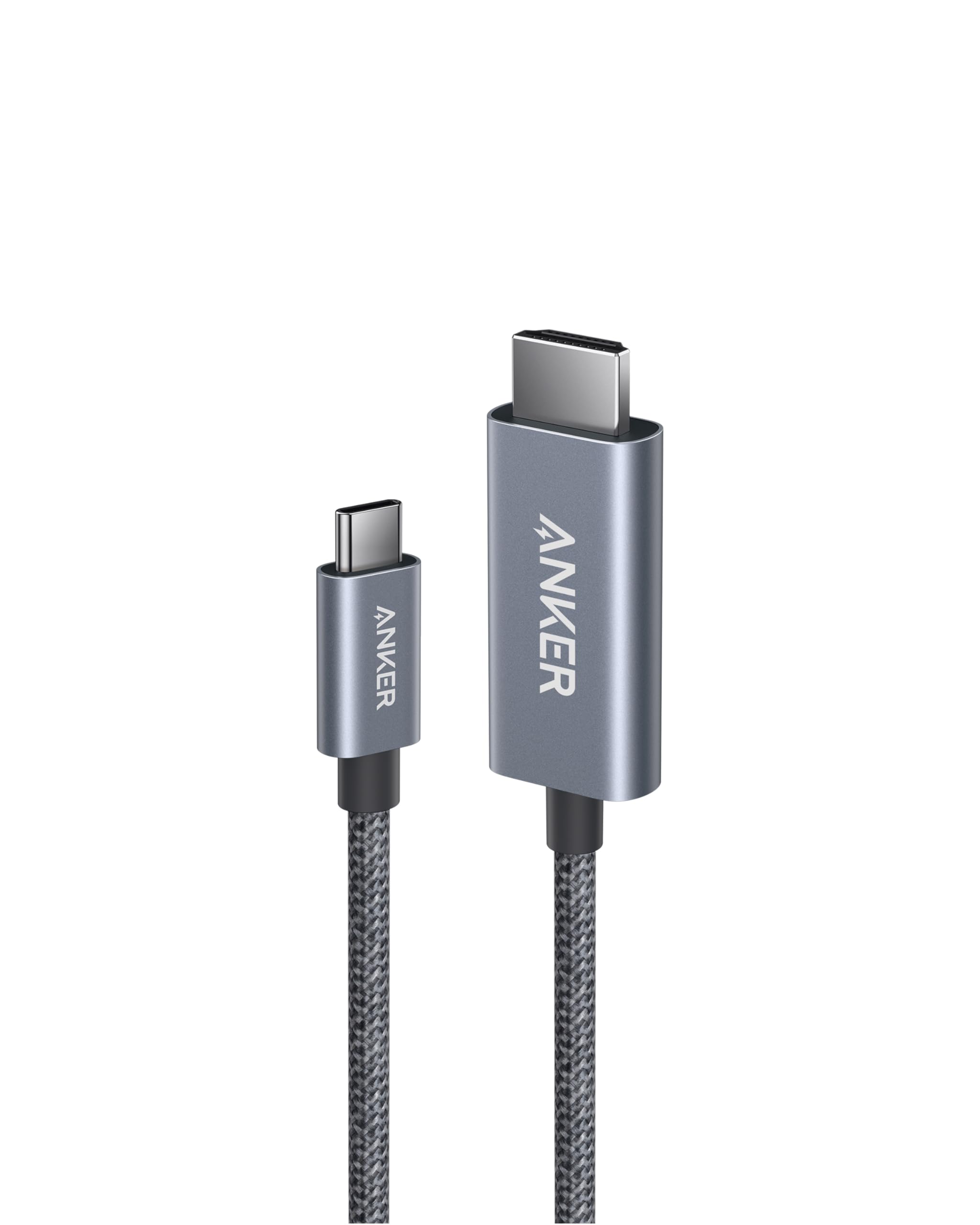anker-nano-hdmi-kabel-0-9-m-4k-60hz-hdr-usb-c-auf-hdmi-nylon-kabel-mit-advanced- image 1