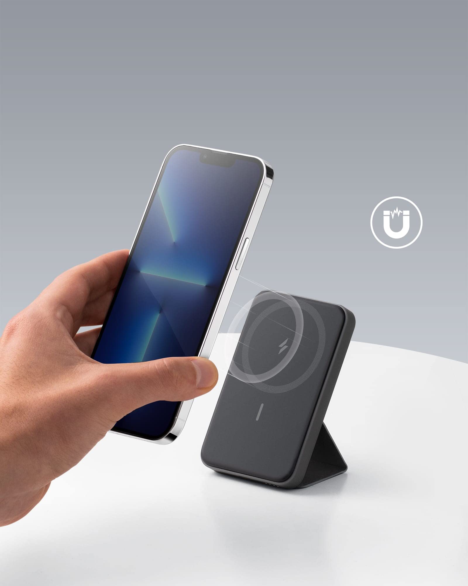 anker-622-maggo-magnetische-powerbank-5000mah-mit-faltbarem-st-nder-usb-c-kabell image 2