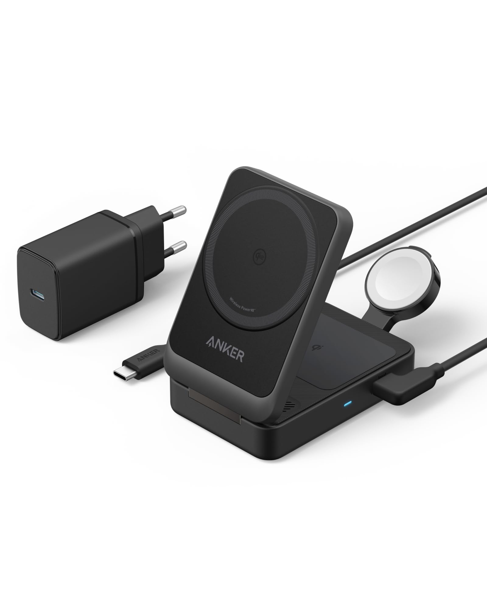 anker-maggo-3-in-1-ladestation-qi2-zertifizierter-15w-kabelloser-magsafe-kompati image 1