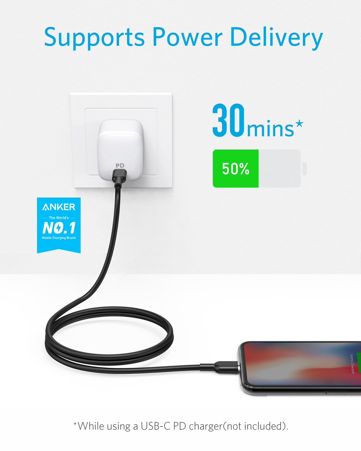 anker-powerline-ii-usb-c-auf-lightning-kabel-180cm-mfi-zertifiziertes-schnelllad image 2