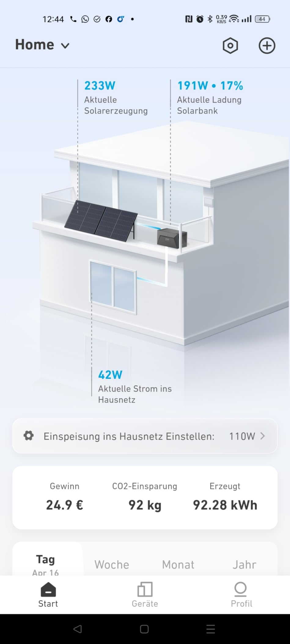 Guter Speicher, Anleitung knapp