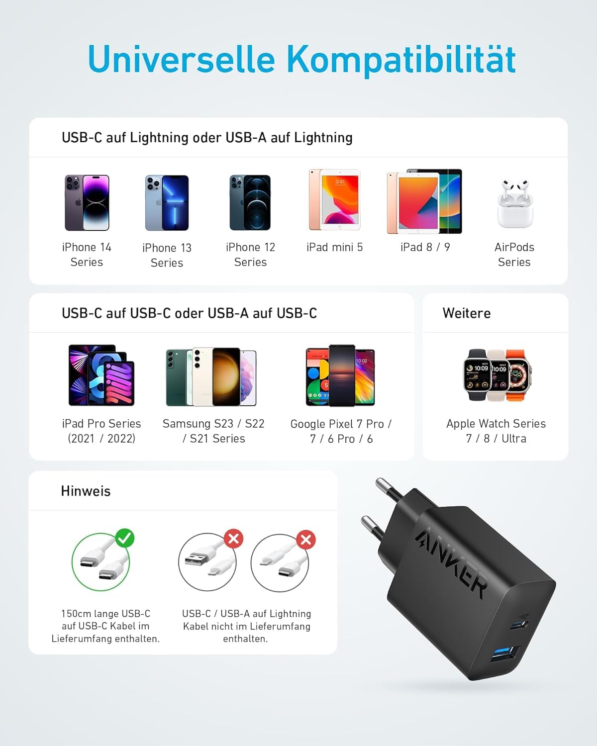 anker-20w-usb-c-ladeger-t-2-port-netzteil-mit-150cm-usb-c-kabel-dual-port-schnel image 7