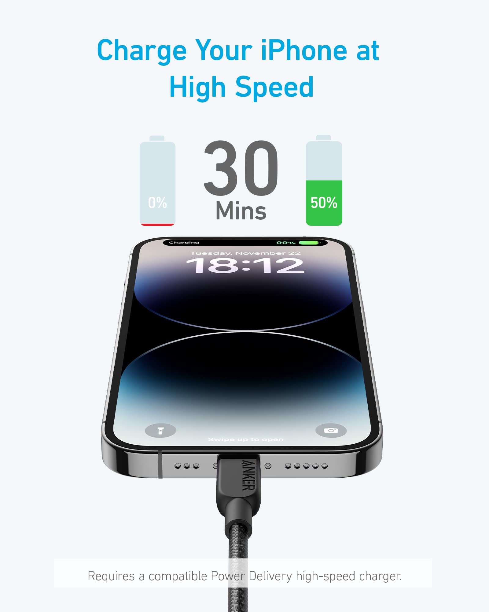 anker-310-usb-c-auf-lightning-kabel-90-cm-mfi-zertifiziertes-schnellladekabel-f- image 2