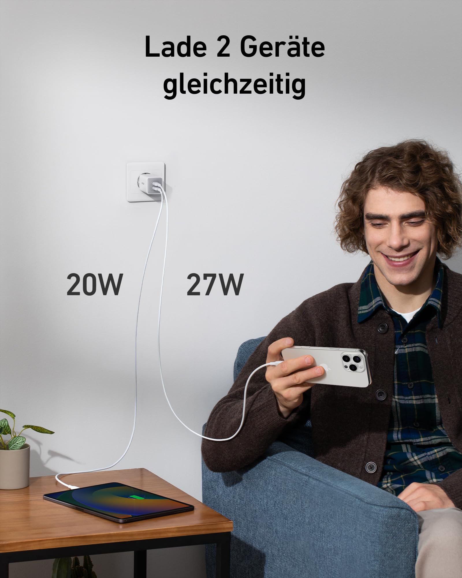 anker-523-charger-nano-3-47w-usb-c-ladeger-t-kompakt-mit-2-usb-c-anschl-ssen-und image 2