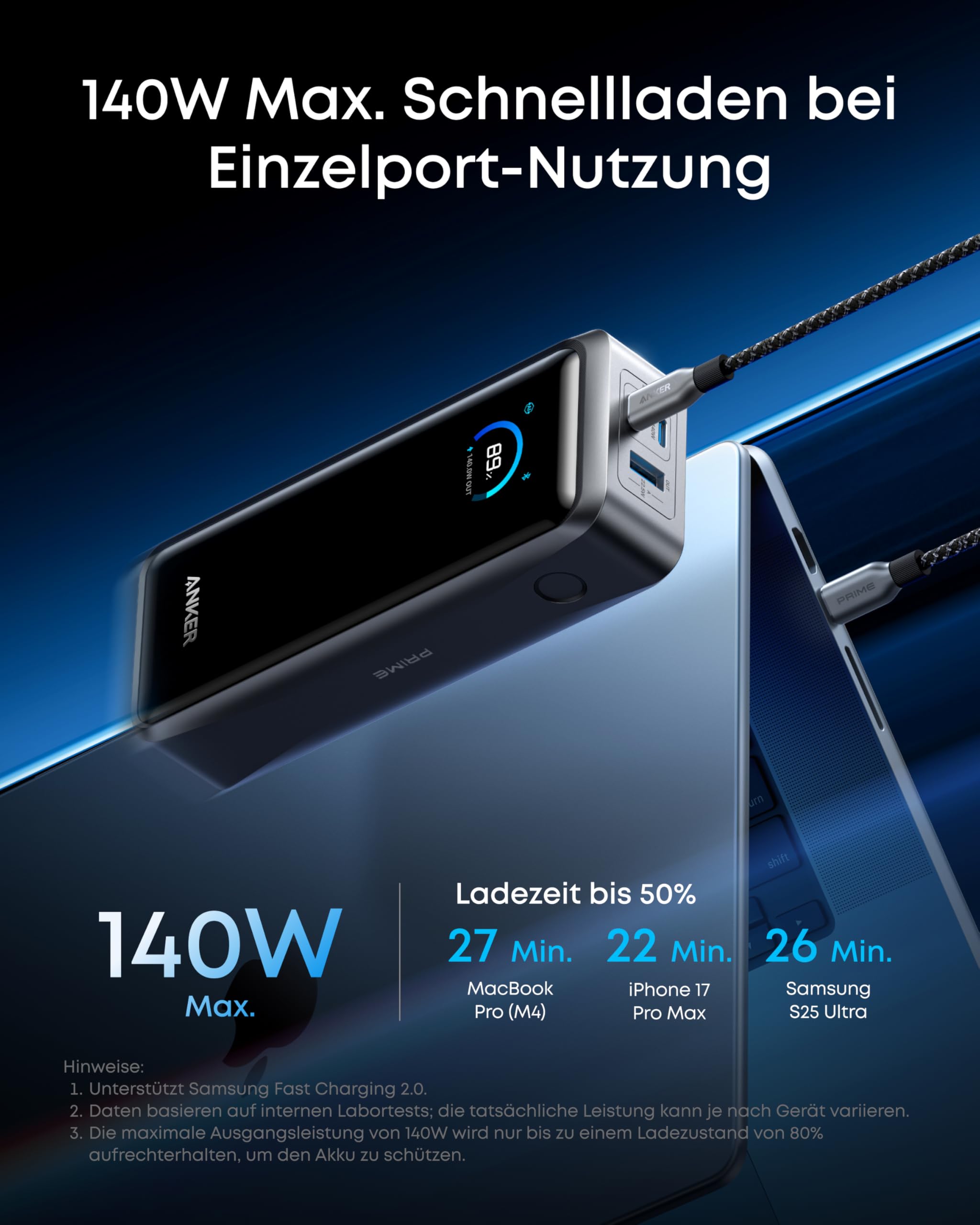 anker-prime-powerbank-26250-mah-300w-max-mit-140w-single-port-tsa-zugelassen-app image 5