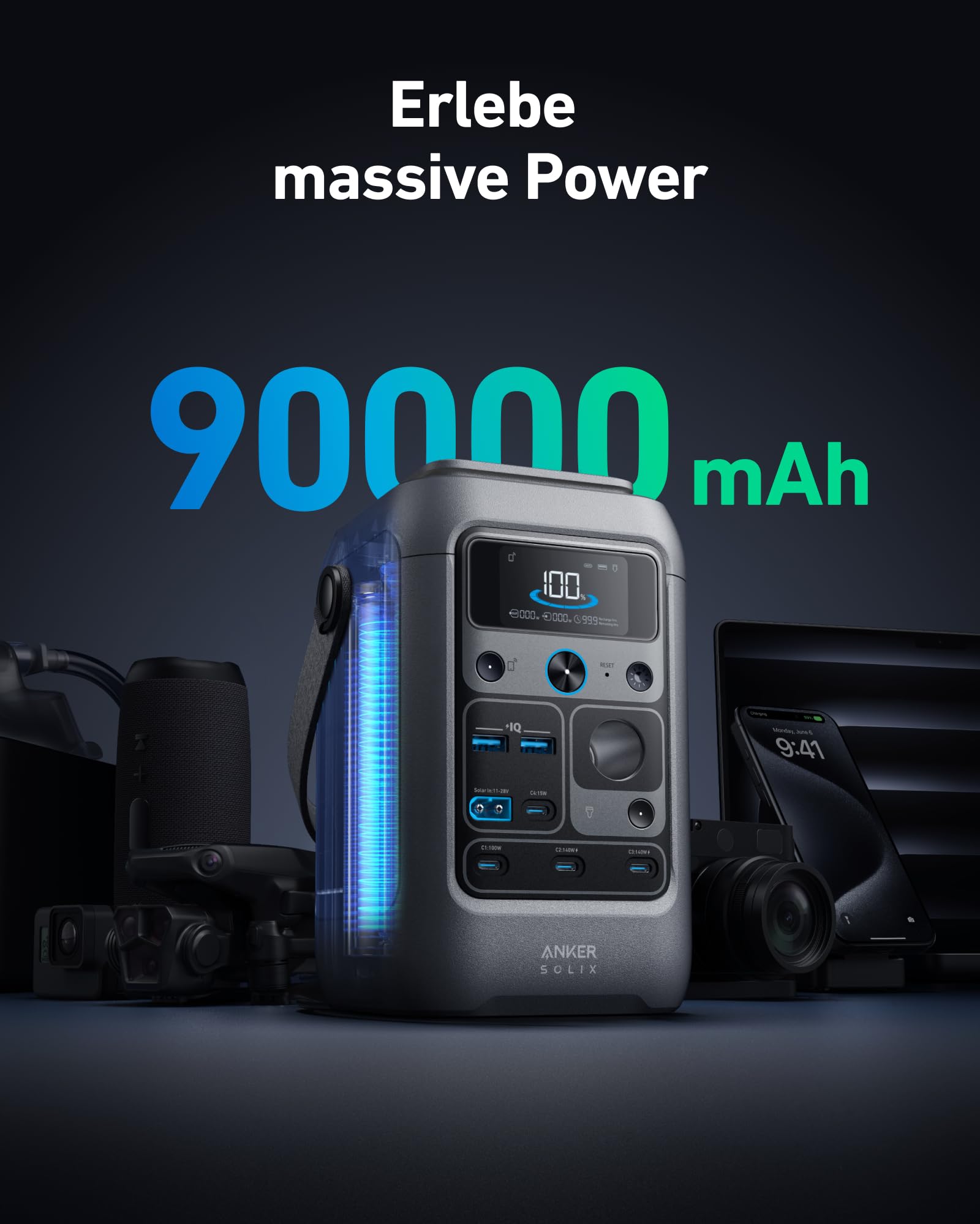 anker-solix-c300-dc-powerstation-288wh-300w-mit-lifepo4-akku-und-7-anschl-ssen-f image 2