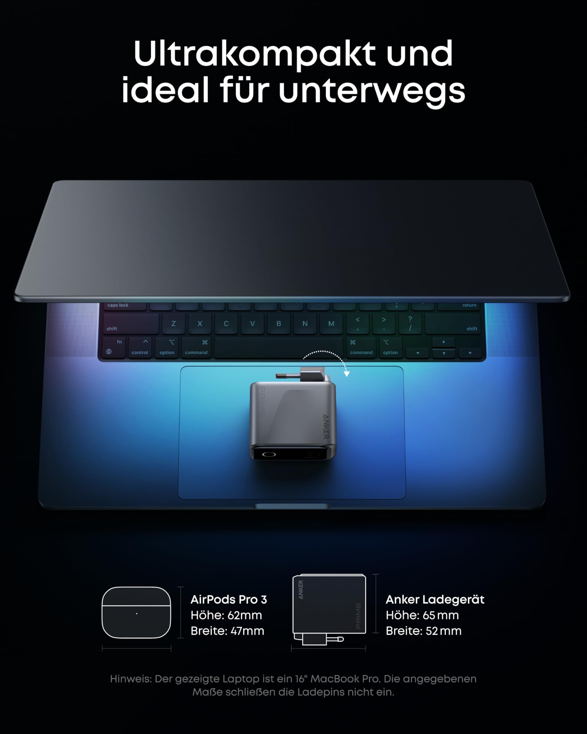 anker-prime-160w-usb-c-ladeger-t-kompakter-gan-ladeblock-mit-3-ports-smart-displ image 5