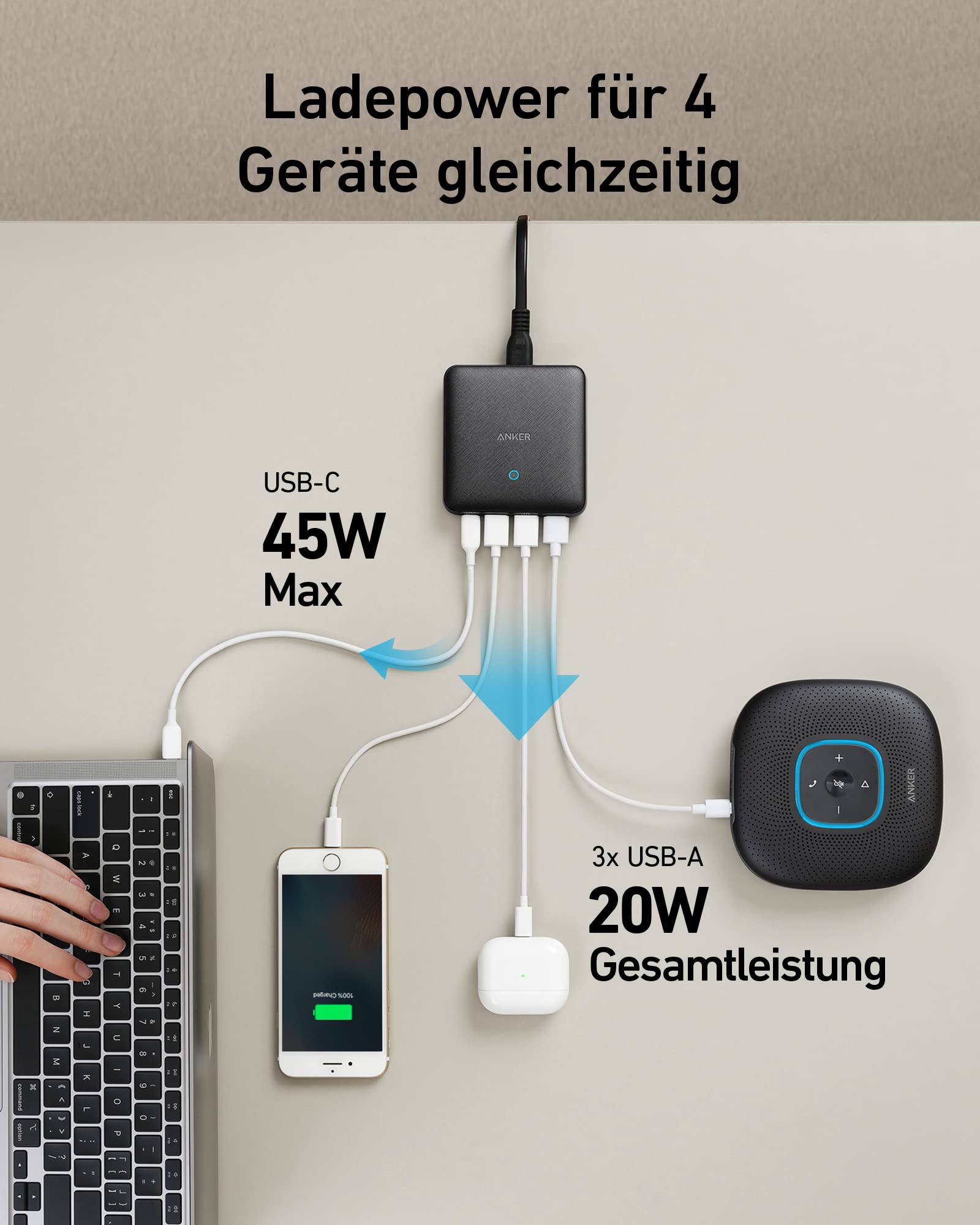 anker-powerport-atom-iii-65w-4-port-gan-schnellladeger-t-mit-piq-3-0-45w-usb-c-f image 2