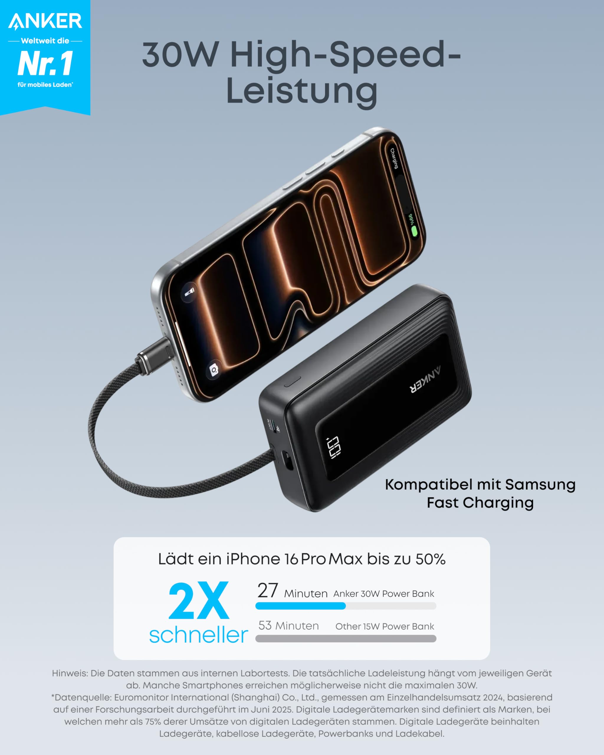 anker-zolo-powerbank-10-000mah-30w-mit-integriertem-usb-c-kabel-usb-c-in-out-bid image 2