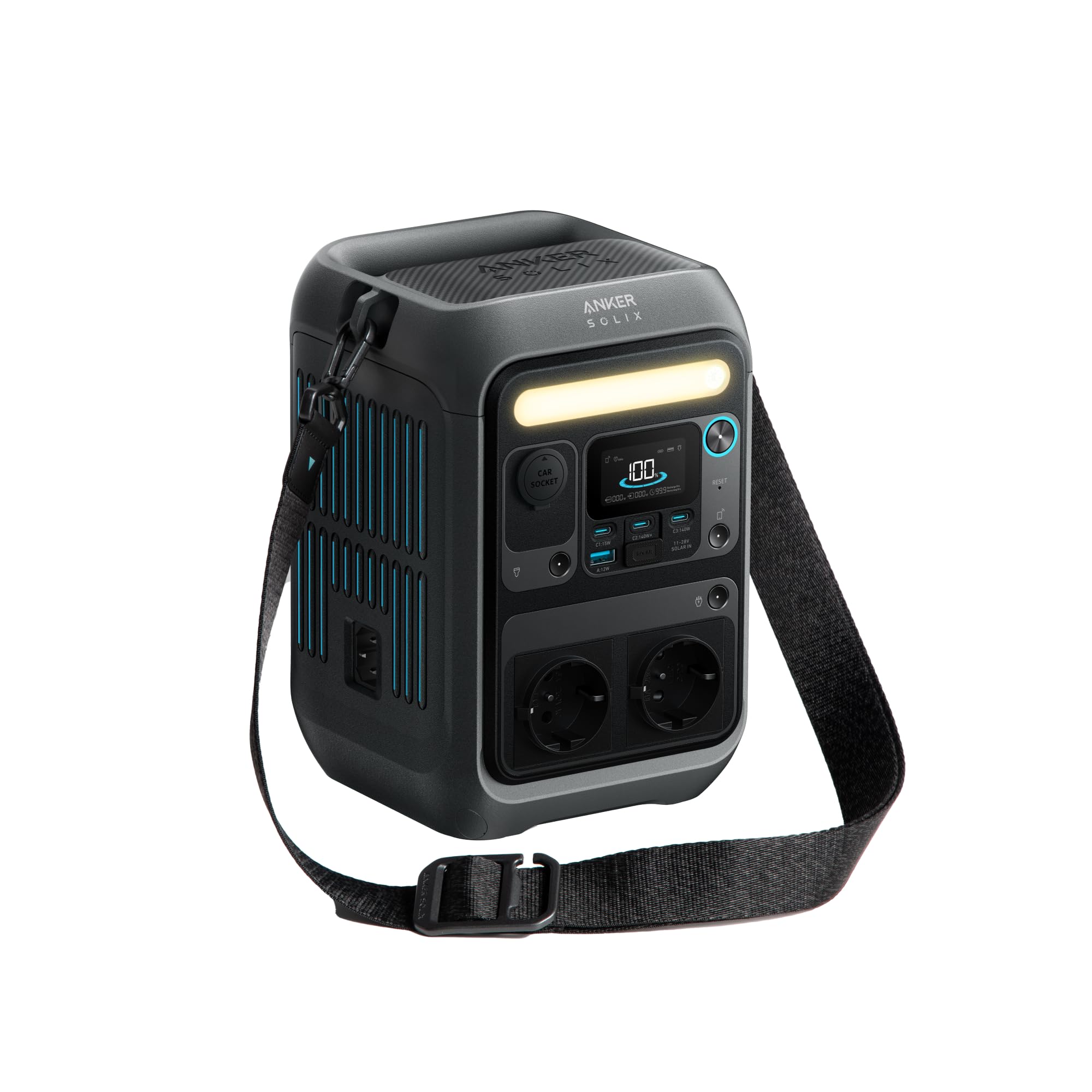 anker-solix-c300x-tragbare-powerstation-288wh-lifepo4-300w-600w-spitze-140w-usb- image 2
