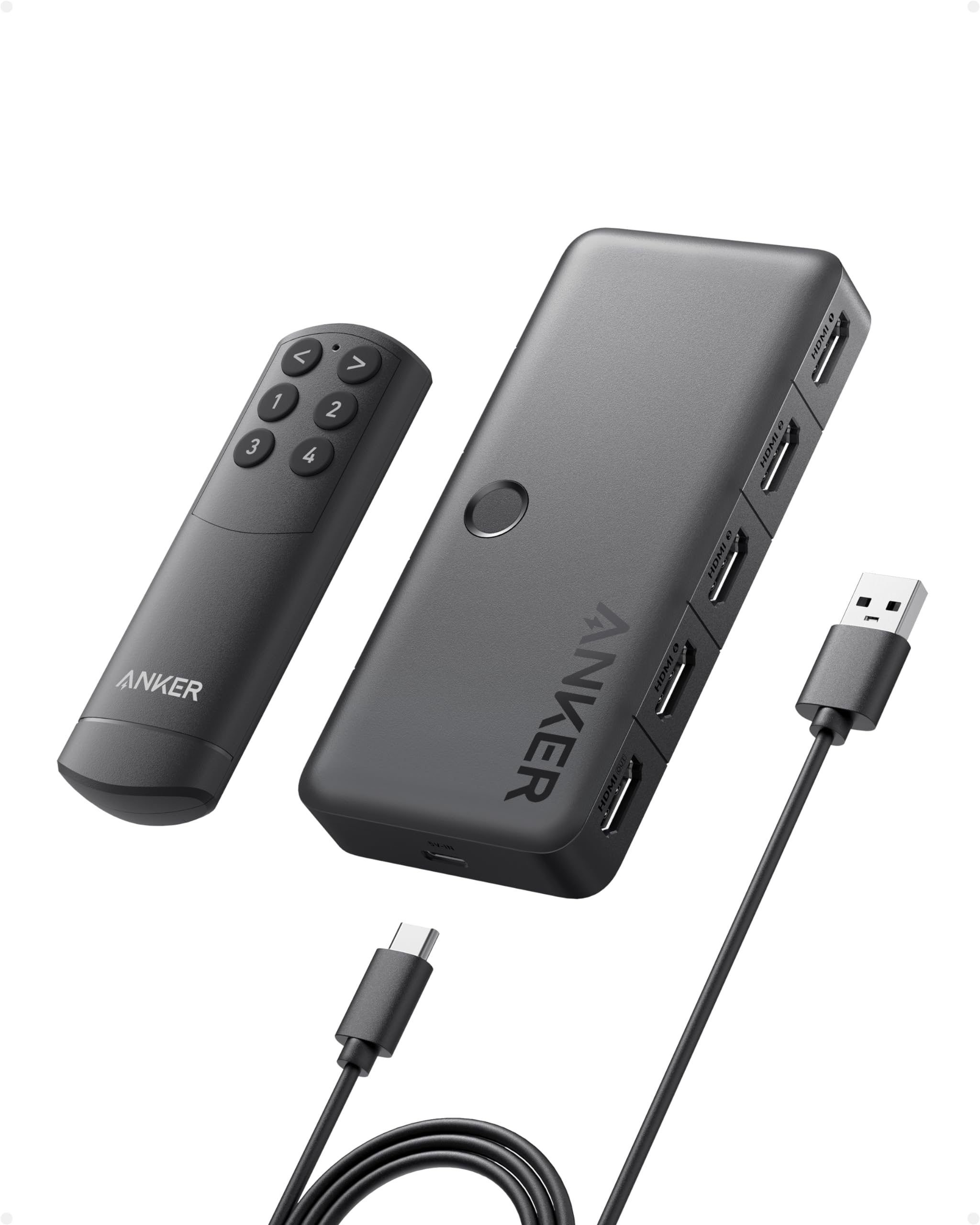 anker-hdmi-switch-4k-60hz-4-in-1-umschalter-mit-fernbedienung-hdr-3d-dolby-dts-m image 1