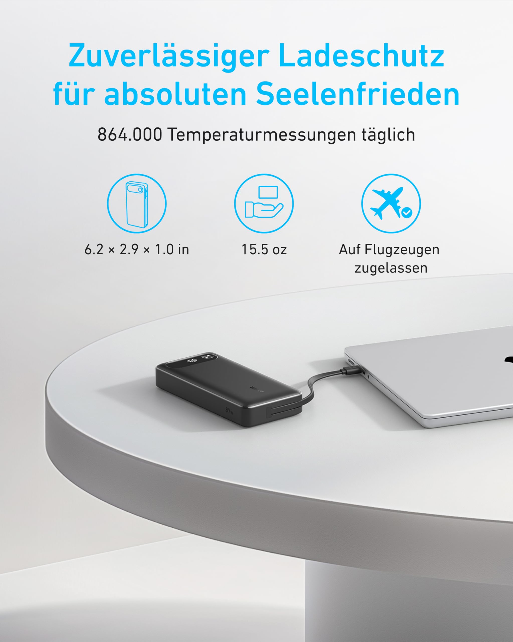 anker-powerbank-20-000mah-mit-integriertem-usb-c-kabel-87w-schnellladen-f-r-macb image 6
