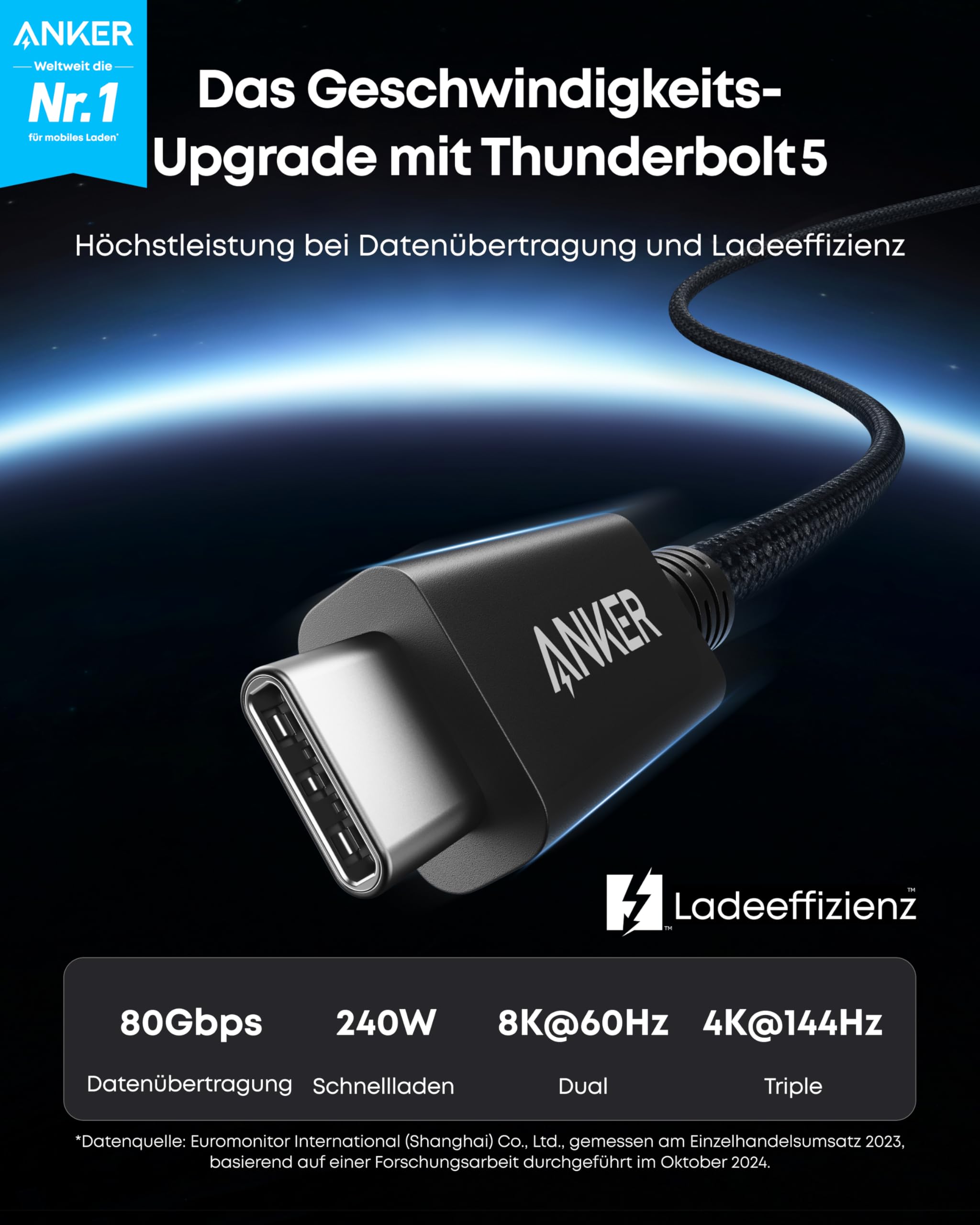 anker-prime-thunderbolt-5-kabel-usb-c-auf-usb-c-1-m-240w-laden-80gbps-datentrans image 2