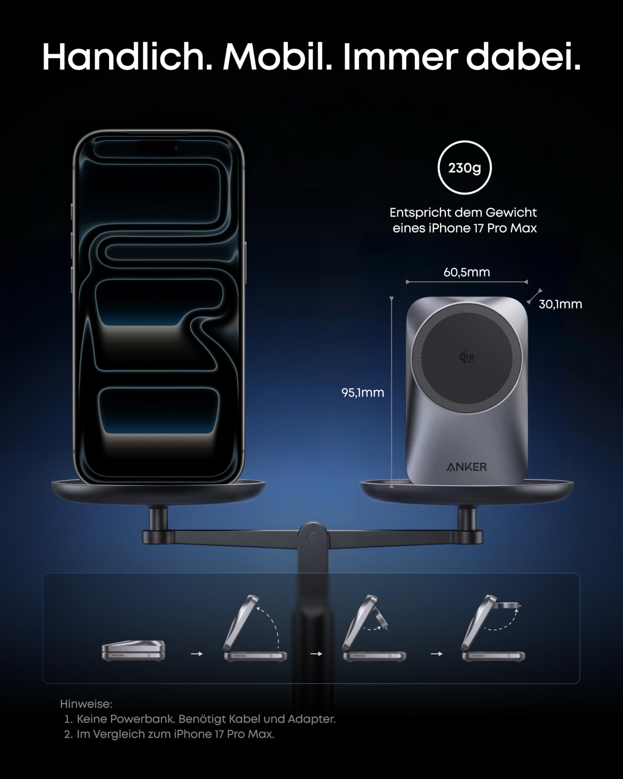 anker-prime-3-in-1-ladestation-maggo-mit-aircool-25w-qi2-2-kabellos-faltbar-mags image 4
