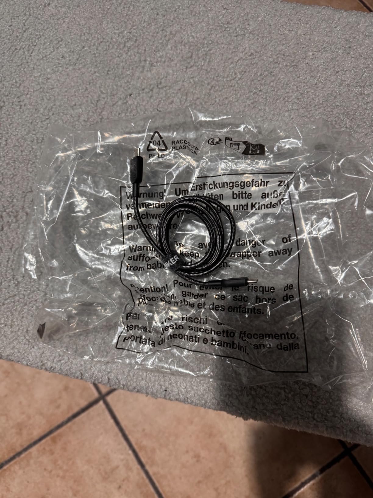 Zweites Kabel gekauft