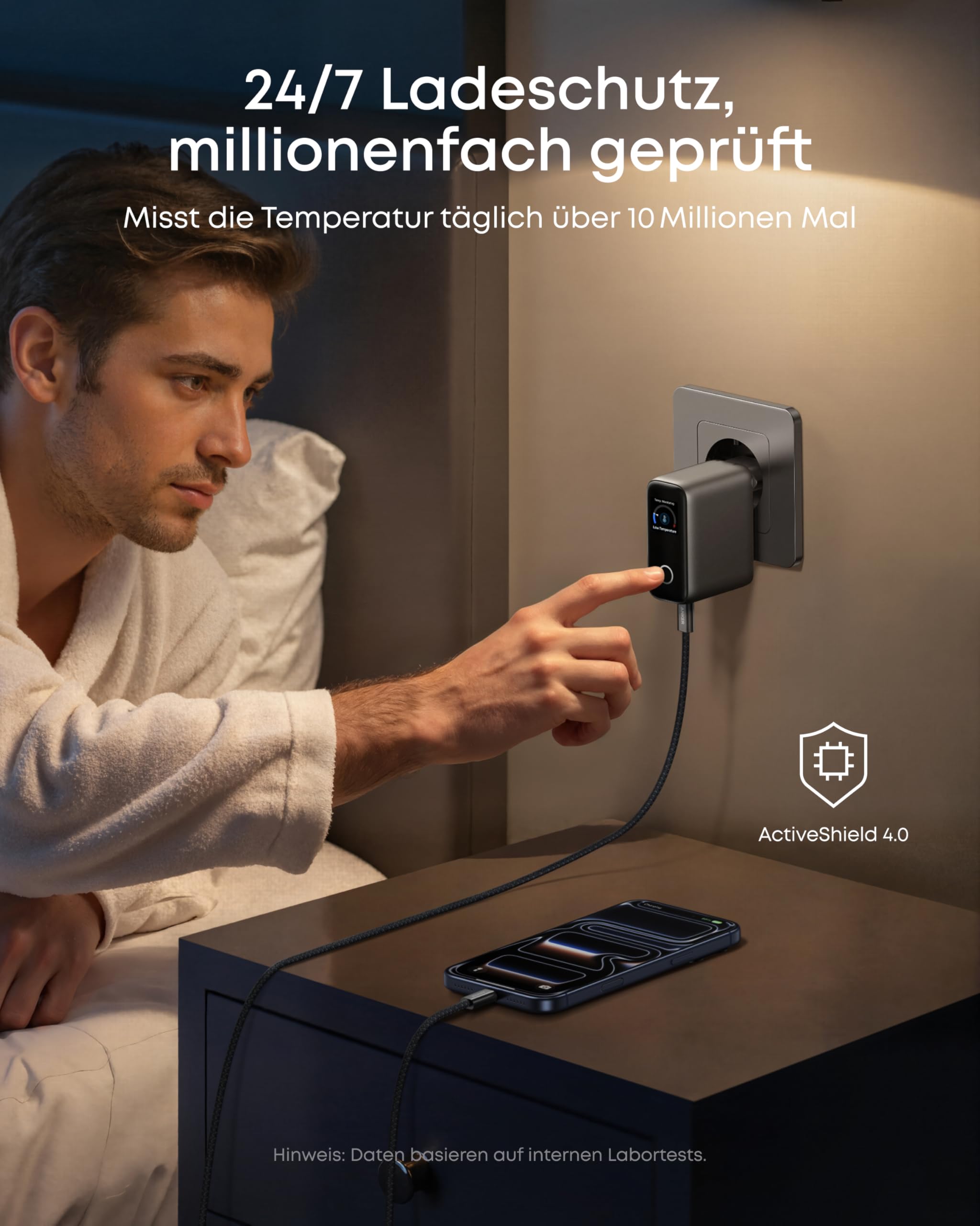 anker-100w-usb-c-ladeger-t-gan-iii-3-port-wandladeger-t-mit-smart-display-touch- image 7