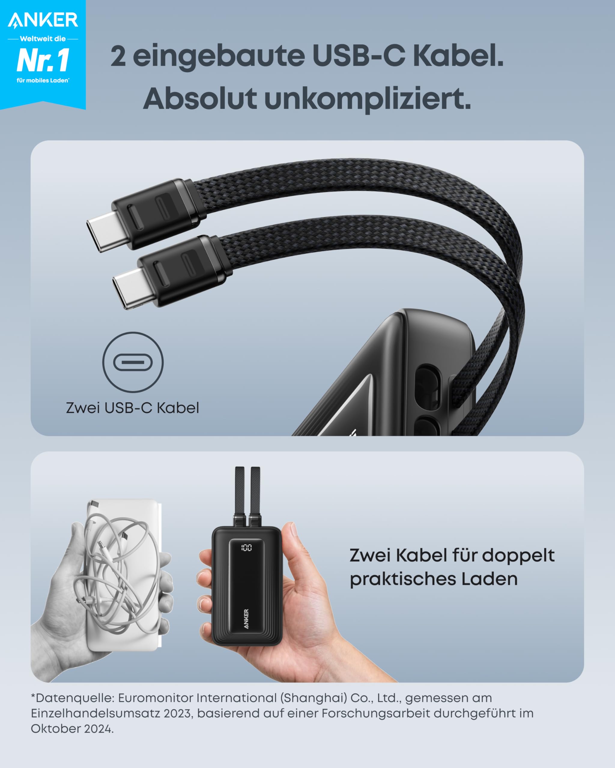 anker-zolo-powerbank-20000-mah-2025-upgrade-45w-schnellladung-mit-zwei-integrier image 2
