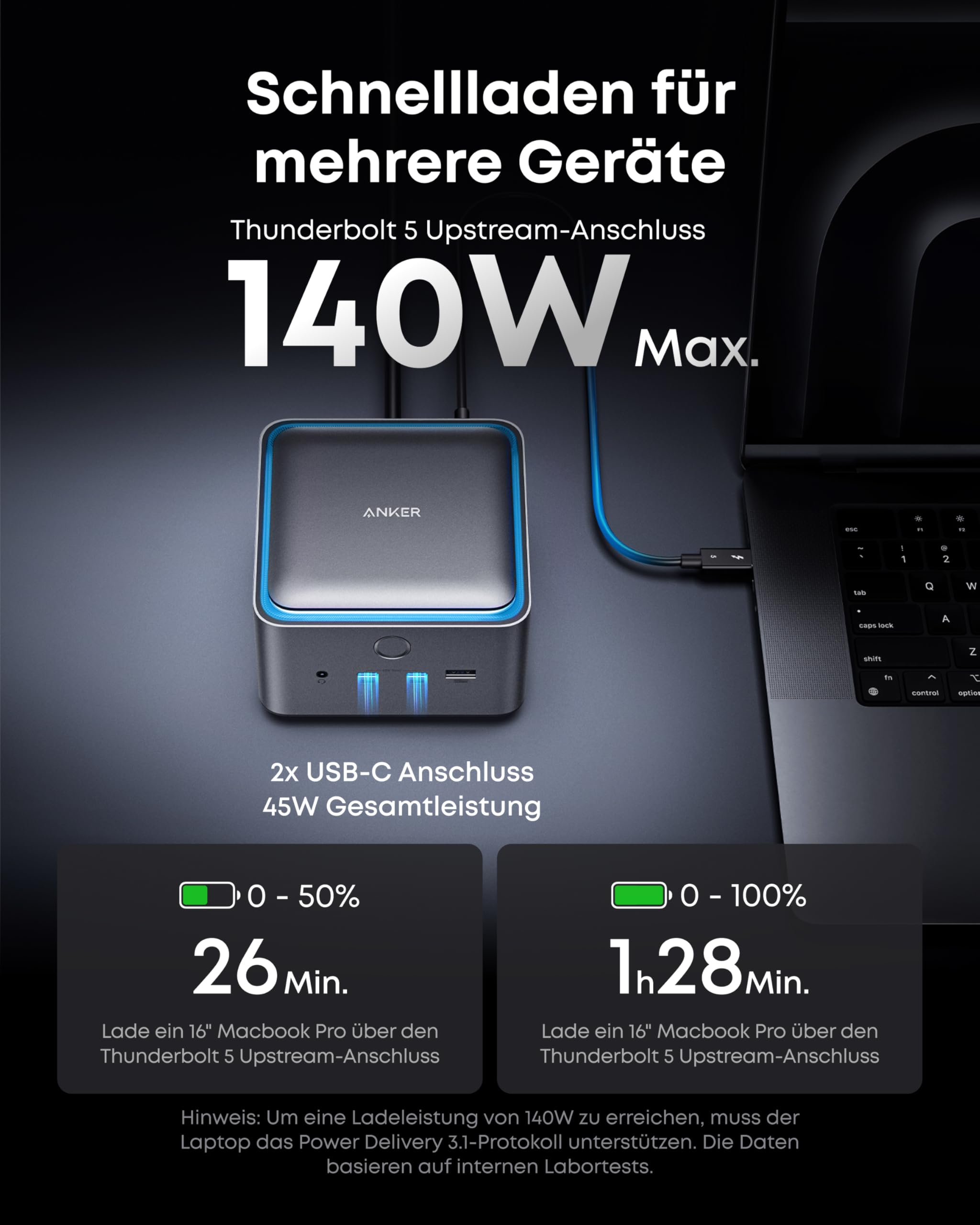 anker-prime-tb5-docking-station-14-port-thunderbolt-5-dock-mit-140w-laden-120-gb image 6